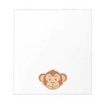 Monkey Face Notepad at Zazzle