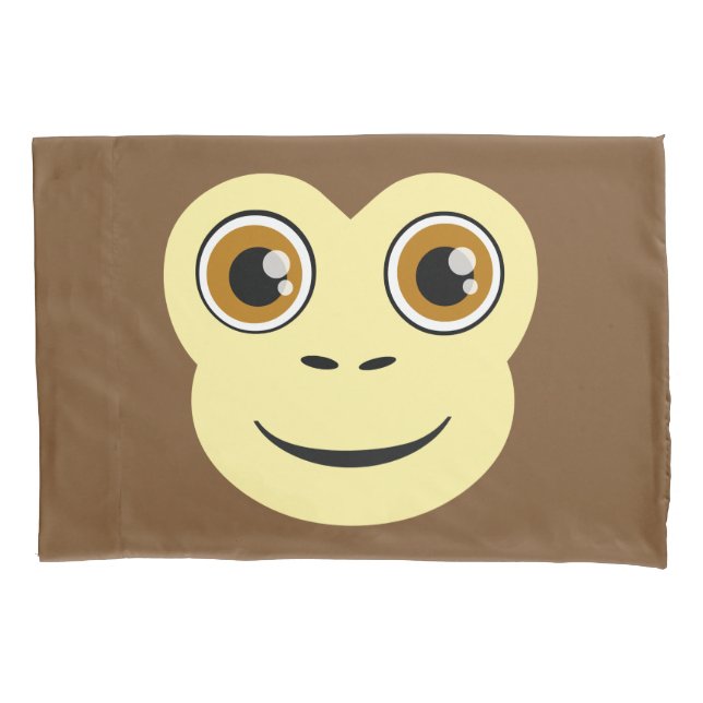 Monkey Face Pillow Case (Front)