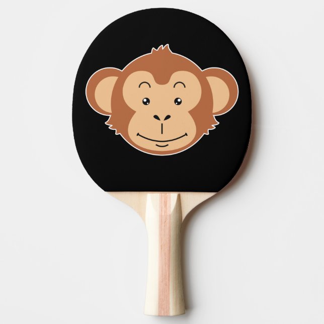 Monkey Face Ping-Pong Paddle (Front)