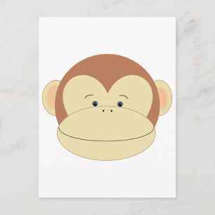 Monkey Face Postcard