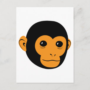 Monkey Face Postcard
