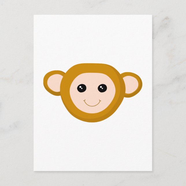 Monkey Face Postcard (Front)