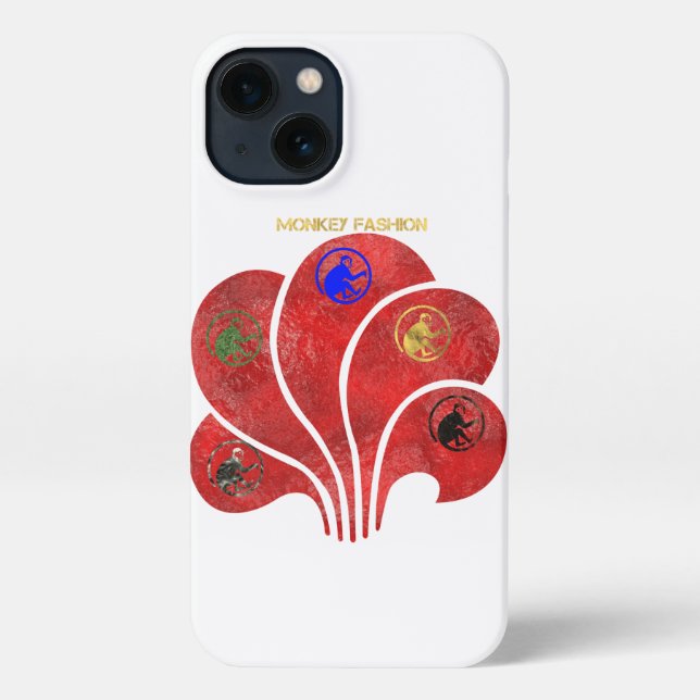 Monkey fashion iPhone case (Back)