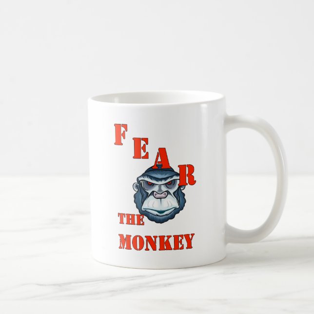 monkey-fear coffee mug (Right)