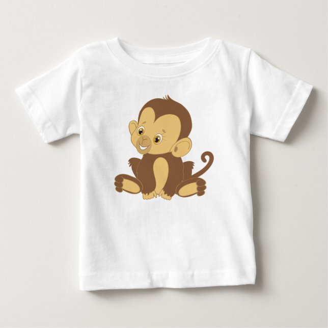Monkey Feet Baby T-Shirt (Front)