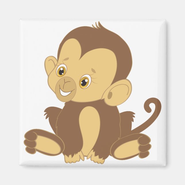 Monkey Feet Magnet (Front)