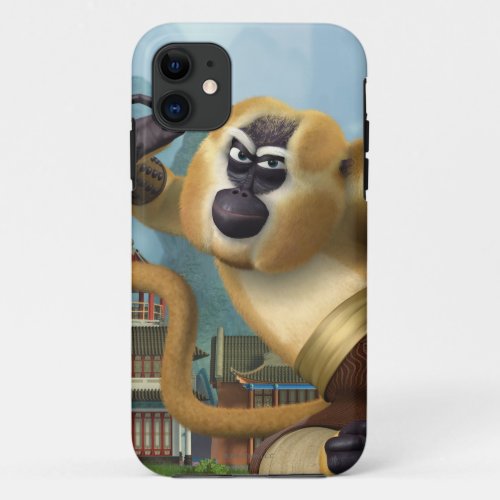 Monkey Fight Pose iPhone 11 Case
