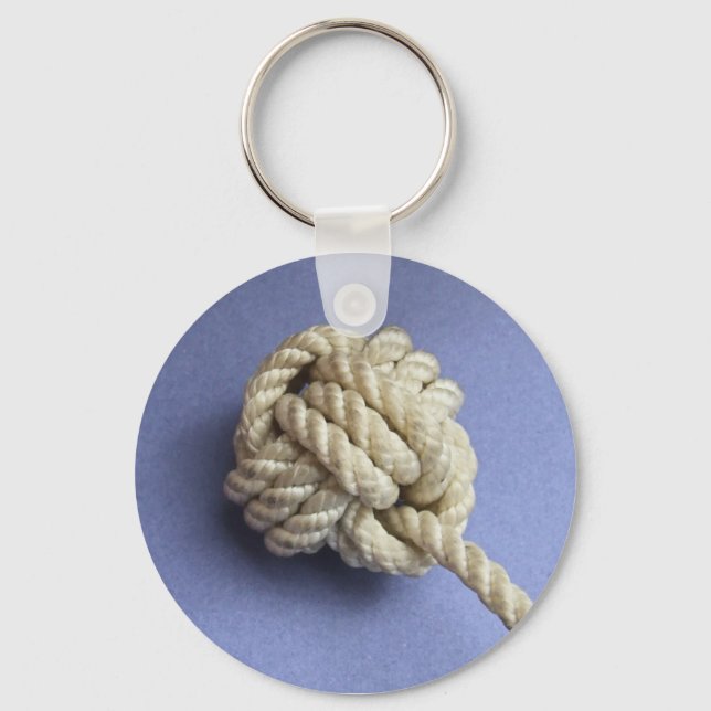 Monkey fist knot key chain (Front)