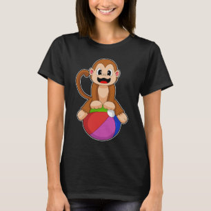 Monkey Fitness Gymnastics Sports T-Shirt