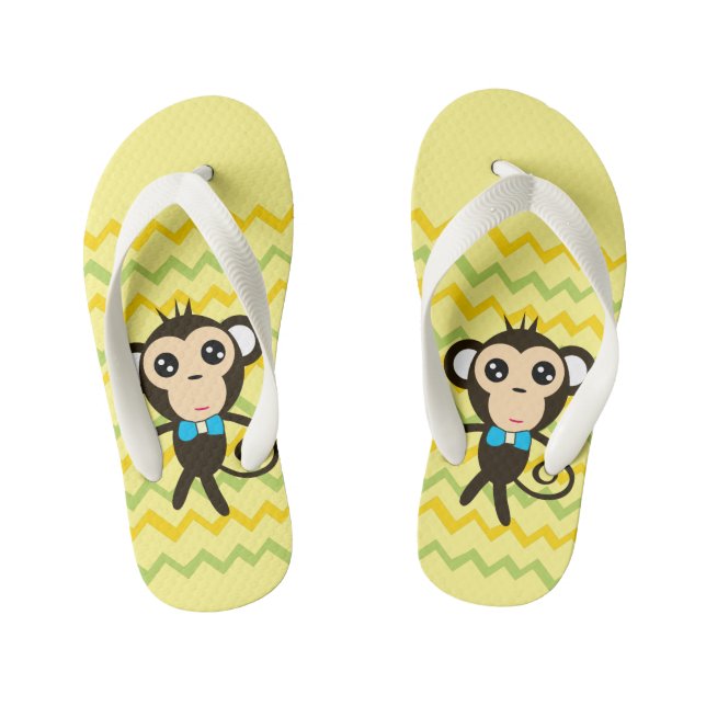monkey, Flip Flops, Kids Kid's Flip Flops (Footbed)