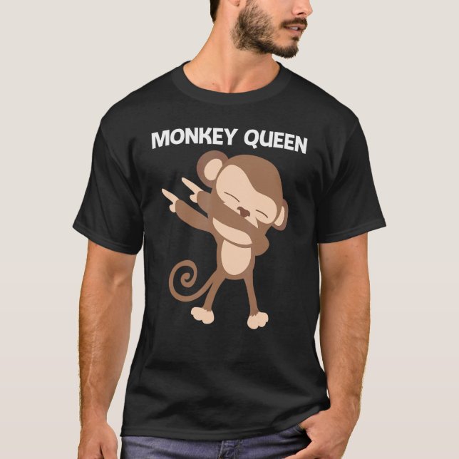 Monkey For Women Mom Ape Zoo Wild Animal T-Shirt (Front)