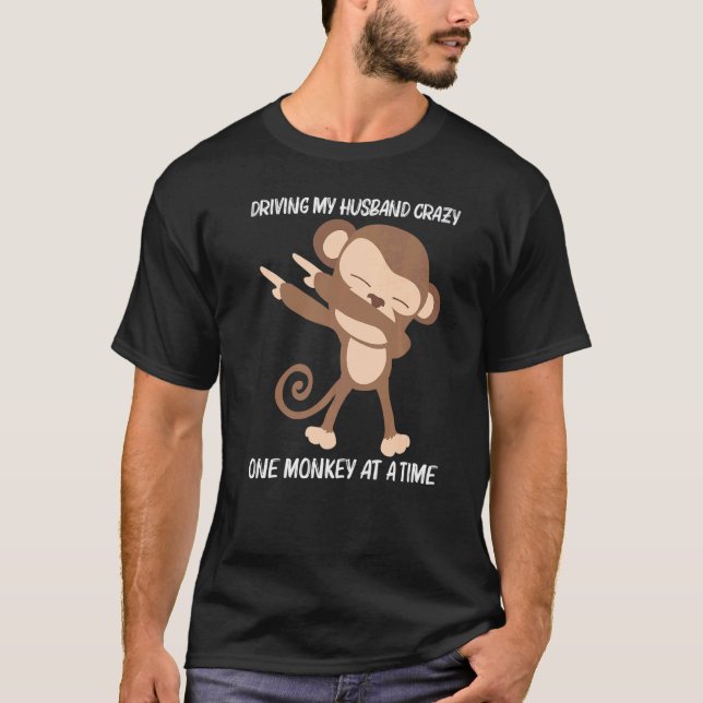 Monkey For Women Mom Ape Zoo Wild Animal T-Shirt (Front)