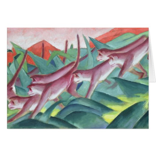 Monkey Frieze, 1911 Cards (Front Horizontal)