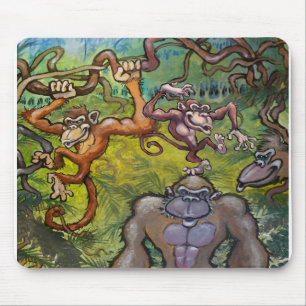 Monkey Fun Mouse Pad