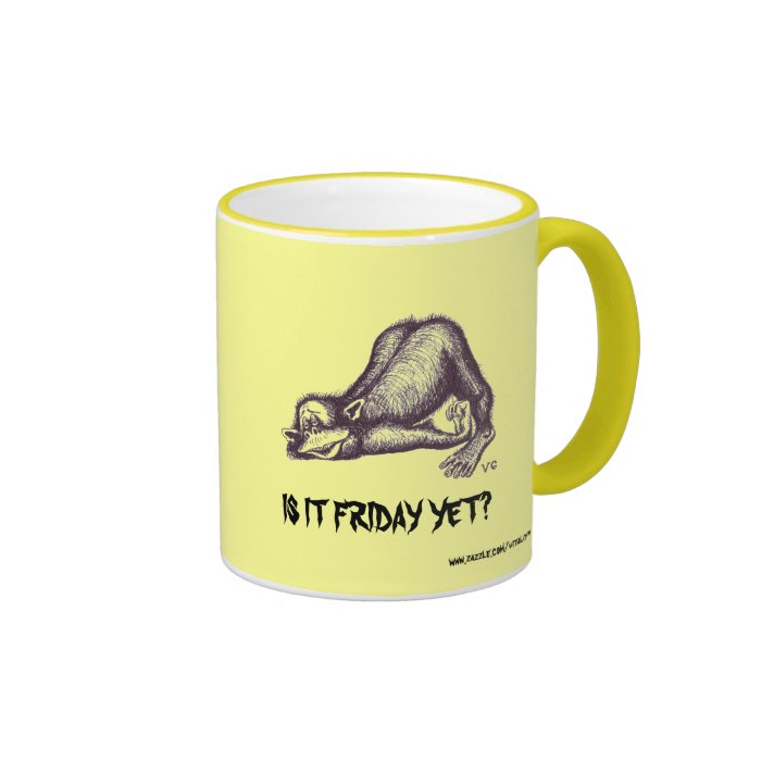 Monkey funny mug design