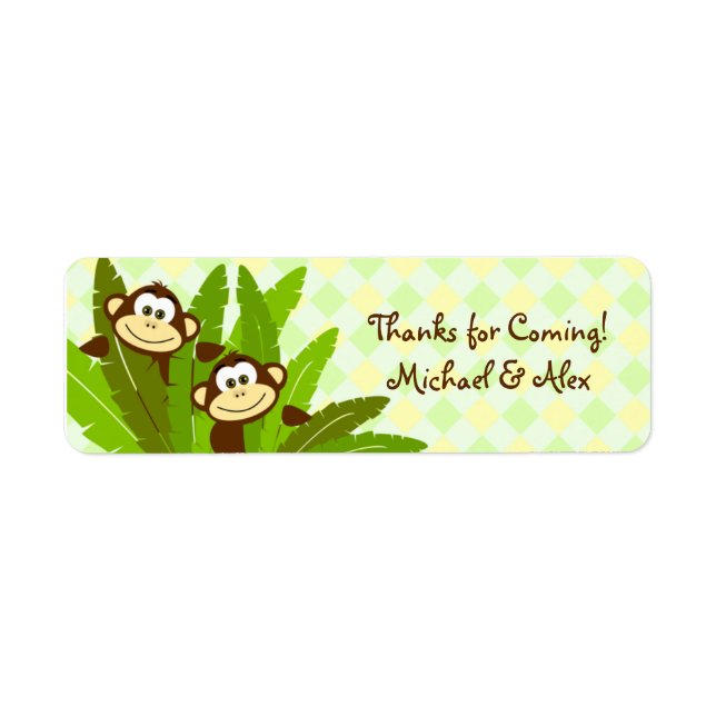 Monkey Gift Tags (Front)