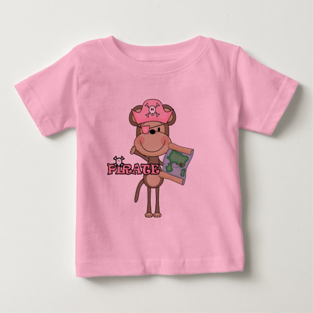 Monkey Girl Pirate Tshirts and Gifts (Front)