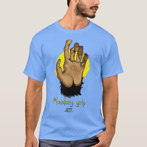 Monkey Grip BJJ Design T_Shirt