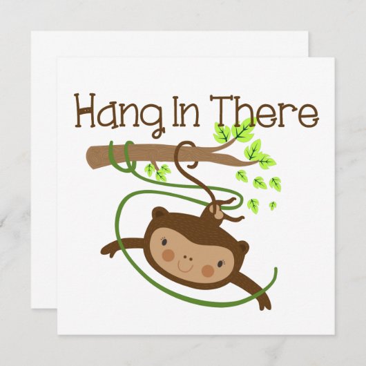 Monkey Hang in There (Front/Back)