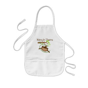 Monkey Hang in There Kids' Apron