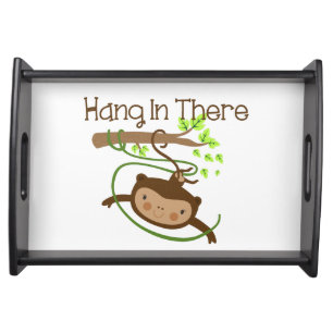 Monkey Hang in There Serving Tray