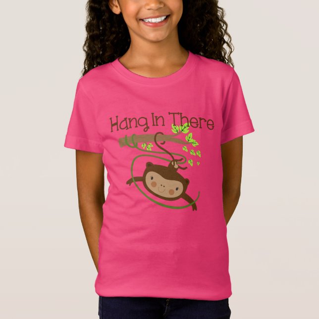 Monkey Hang in There T-Shirt (Front)