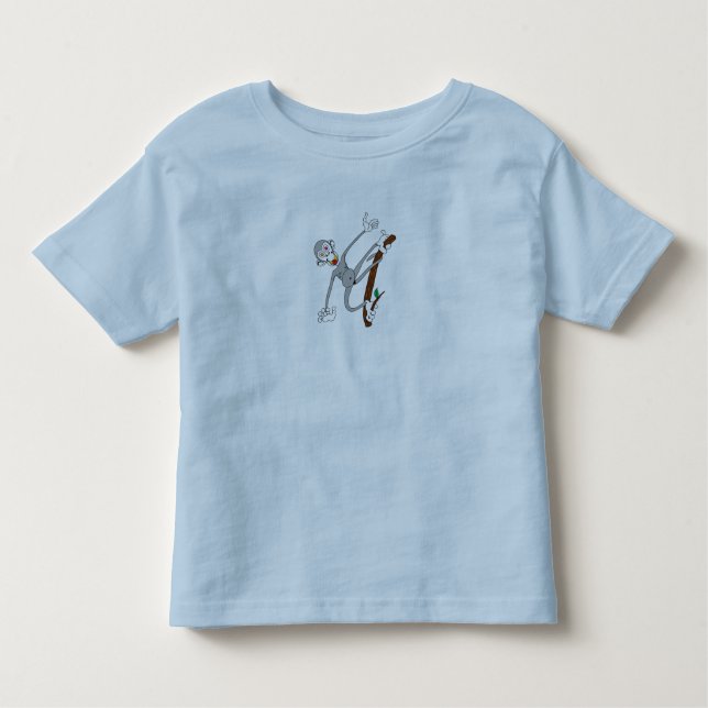Monkey Hanging Around Toddler T-shirt (Front)