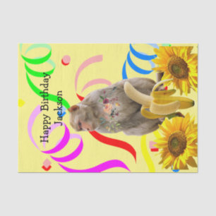 Monkey Happy Birthday Tissue Paper