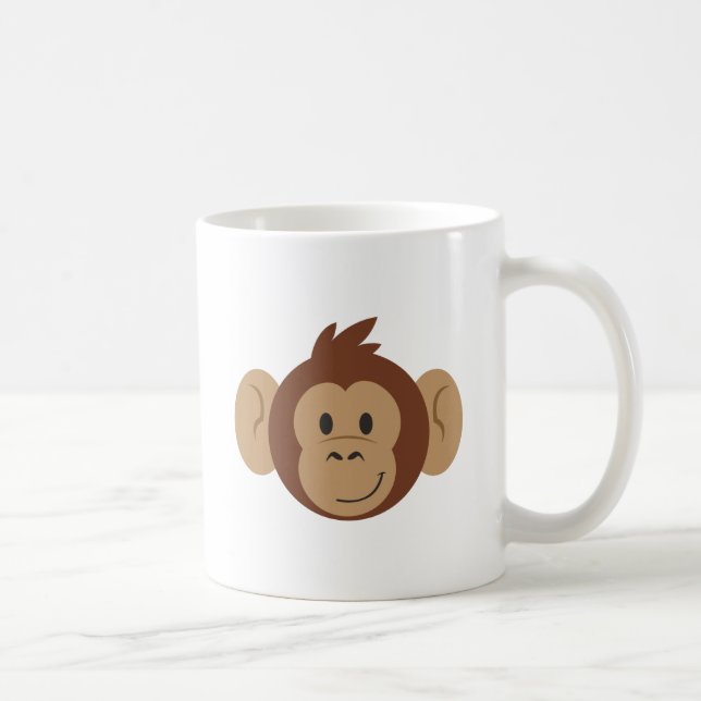 Monkey Head Coffee Mug (Right)