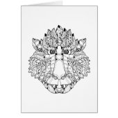 Monkey Head Doodle Cards (Front)