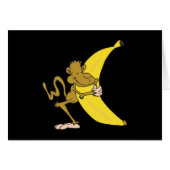 monkey hugging banana (Front Horizontal)
