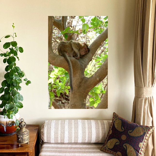 Monkey - I am sooo tired Canvas Print (Creator Uploaded)