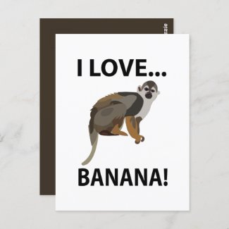 Monkey I Love Banana Monkey