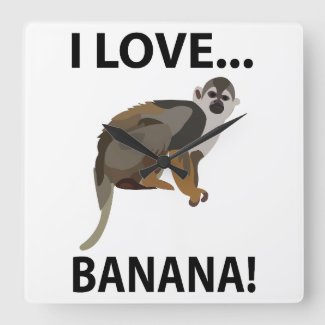 Monkey I Love Banana Monkey