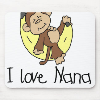Monkey I Love Nana Mouse Pad