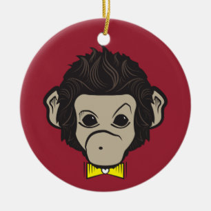 monkey identica ceramic ornament
