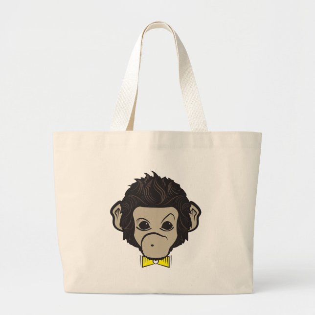 monkey identica large tote bag (Front)
