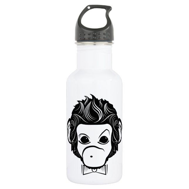 monkey identica stainless steel water bottle (Front)
