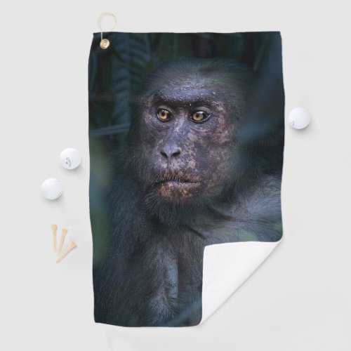 Monkey in the Jungle Golf Towel