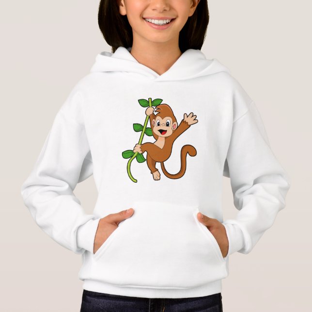 Monkey in the Jungle Hoodie (Front)