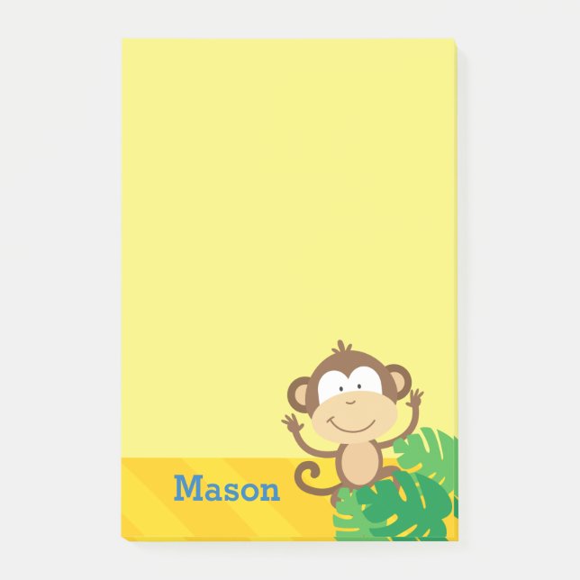 Monkey in the Jungle Personalized Notes (Front)