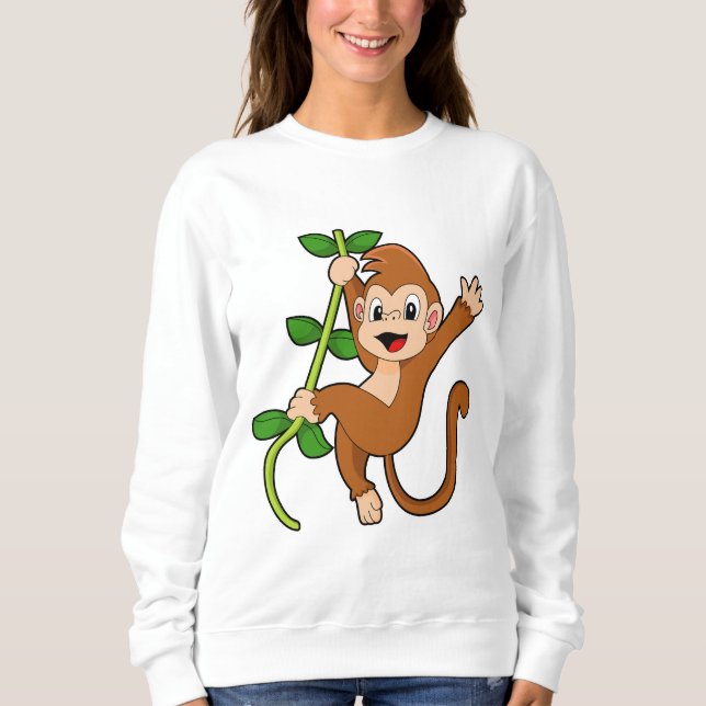 Monkey in the Jungle Sweatshirt (Front)