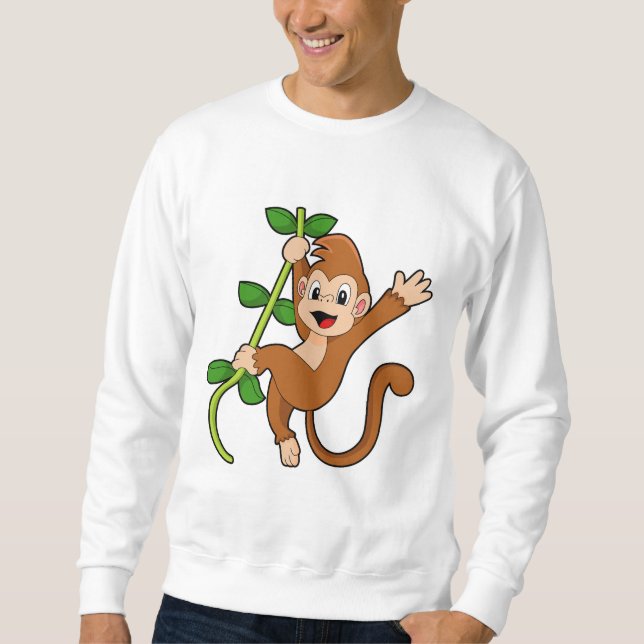 Monkey in the Jungle Sweatshirt (Front)