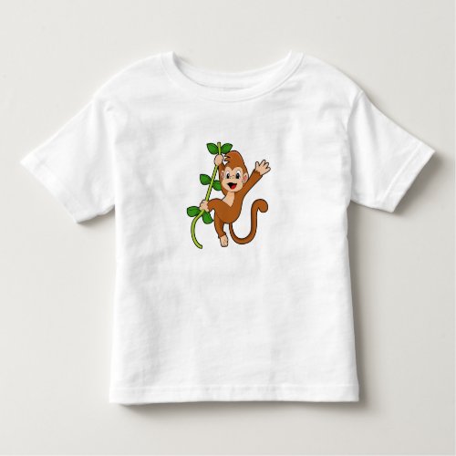 Monkey in the Jungle Toddler T_shirt