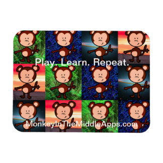 Monkey in the Middle Apps magnet