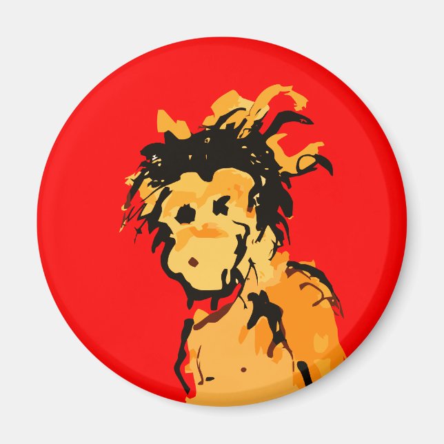 monkey ink magnet (Front)
