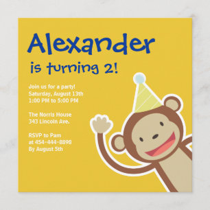 Monkey Invitations