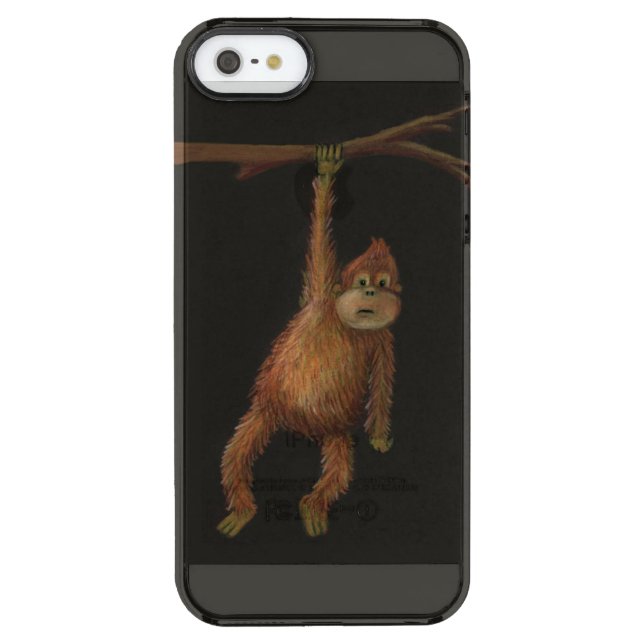 Monkey iPhone 5/5s Clearly™ Deflector Case (Back)