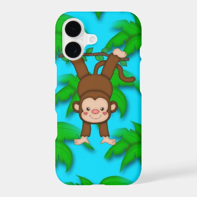 Monkey iPhone 7 barely there case (Back)