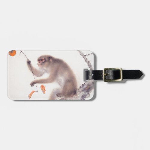 Monkey Japanese Painting Chinese Zodiac Birthday L Luggage Tag